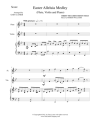 EASTER ALLELUIA MEDLEY (Trio  Flute