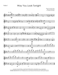 The Way You Look Tonight - String Quartet Sheet Music by Jerome Kern