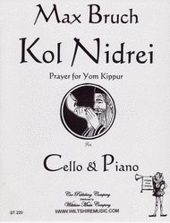 Kol Nidre -Yom Kippur Song Sheet Music by Max Bruch