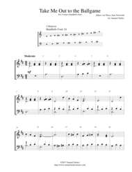 Take Me Out to the Ballgame - for 3-octave handbell choir Sheet Music by Albert von Tilzer