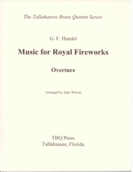 Overture to Music for Royal Fireworks Sheet Music by George Frideric Handel