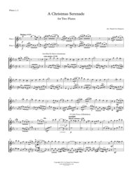 Christmas Serenade for Two Flutes (A Christmas medley of songs) Sheet Music by Daniel Leo Simpson
