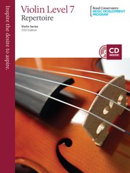 Violin Series: Violin Repertoire 7 Sheet Music by The Royal Conservatory Music Development Program