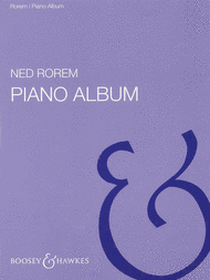 Piano Album Sheet Music by Ned Rorem