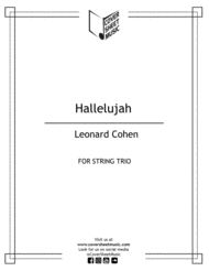 Hallelujah Leonard Cohen String Trio Sheet Music by Leonard Cohen