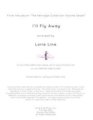 I'll Fly Away Sheet Music by Lorie Line