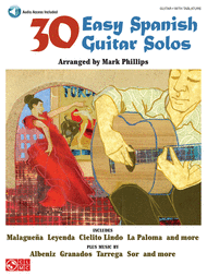 30 Easy Spanish Guitar Solos Sheet Music by Mark Phillips