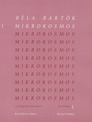 Mikrokosmos - Volume 1 (Pink) Sheet Music by Bela Bartok