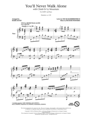 You Ll Never Walk Alone With Climb Every Mountain Sheet Music By Richard Rodgers Ghostswelcome Com
