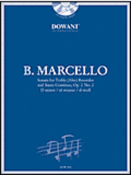 Sonata for Treble (Alto) Recorder and BC Sheet Music by Benedetto Marcello