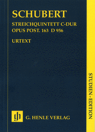 String Quintet C Major Op. Posth. 163 D 956 Sheet Music by Franz Schubert