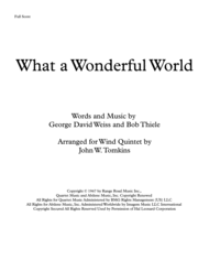'What A Wonderful World' by Louis Armstrong