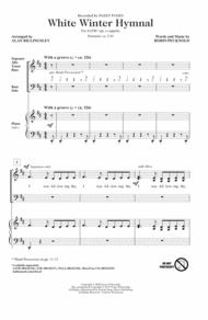 White Winter Hymnal (arr. Alan Billingsley) Sheet Music by Fleet Foxes