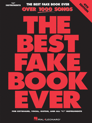 The Best Fake Book Ever - C Edition - 4th Edition Sheet Music by Various