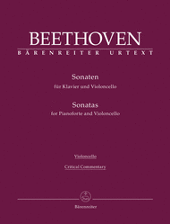Sonatas for Piano and Violoncello Sheet Music by Ludwig van Beethoven