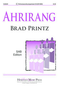 Ahrirang Sheet Music by Brad Printz