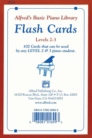 Alfred's Basic Piano Library Flash Cards