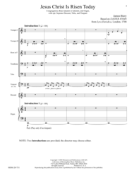 Jesus Christ is Risen Today Sheet Music by James Biery