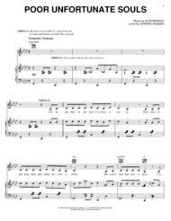Poor Unfortunate Souls (from The Little Mermaid) Sheet Music by The Little Mermaid (Musical)