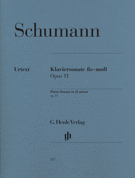 Piano Sonata in F Sharp minor Op. 11 Sheet Music by Robert Schumann