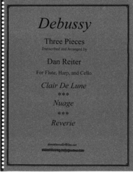 Debussy Three Pieces for flute