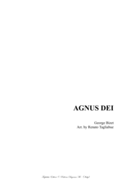 AGNUS DEI - Bizet - Arr. for SA Choir and Piano/Organ Sheet Music by Georges Bizet