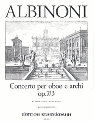 Oboe Concerto in B-flat Major Sheet Music by Tomaso Giovanni Albinoni