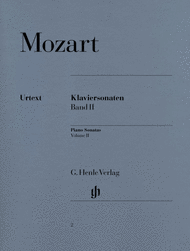 Piano Sonatas - Book II Sheet Music by Wolfgang Amadeus Mozart