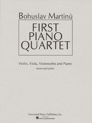 First Piano Quartet Sheet Music by Bohuslav Martinu