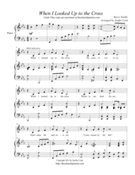 When I Looked Up to the Cross Sheet Music by Reece Yandle