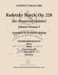 Radetzky March (for Woodwind Quintet) Sheet Music by Johann Strauss Sr.