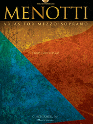 Menotti Arias for Mezzo-Soprano Sheet Music by Gian Carlo Menotti