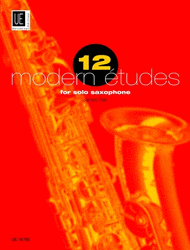 12 Modern Etudes For Solo Saxophone Sheet Music by James Rae