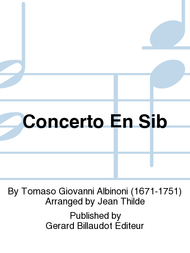 Concerto En Sib Sheet Music by Tomaso Giovanni Albinoni
