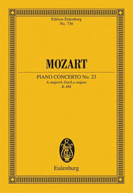 Concerto No. 23 A major KV 488 Sheet Music by Wolfgang Amadeus Mozart
