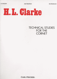 Technical Studies For The Cornet Sheet Music by Herbert L. Clarke