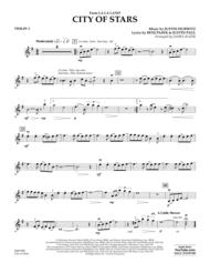 City of Stars (from La La Land) - Violin 1 Sheet Music by Justin Paul