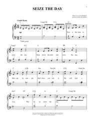 Seize The Day (from Newsies The Musical) Sheet Music by Newsies (Musical)
