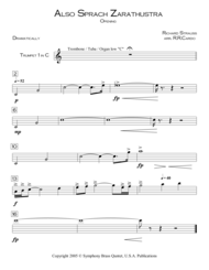 Also Sprach Zarathustra: Opening (used in the sci-fi movie 2001: A Space Odyssey) Sheet Music by Richard Strauss
