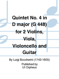 Quintet No. 4 in D major (G 448) for 2 Violins