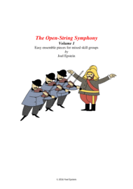 Open-string Symphony: Easy ensemble pieces on open strings (Volume 1) Sheet Music by Yoel Epstein