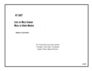 At Last (Vocal and Jazz Combo) Sheet Music by Etta James