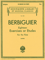Benoit Berbiguier: Eighteen Exercises or Etudes Sheet Music by Benoit Berbiguier