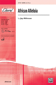 African Alleluia Sheet Music by Jay Althouse