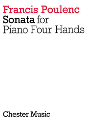 Sonata For Piano 4 Hands Sheet Music by Francis Poulenc