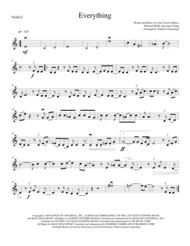 Everything - String Quartet Sheet Music by Michael Buble