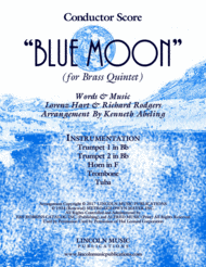 Blue Moon (for Brass Quintet) Sheet Music by Elvis Presley
