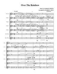 Over The Rainbow (Flute Choir) Sheet Music by Judy Garland