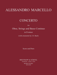 Concerto in D minor Sheet Music by Allesandro Marcello