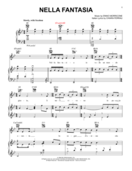 Nella Fantasia Sheet Music by Jackie Evancho